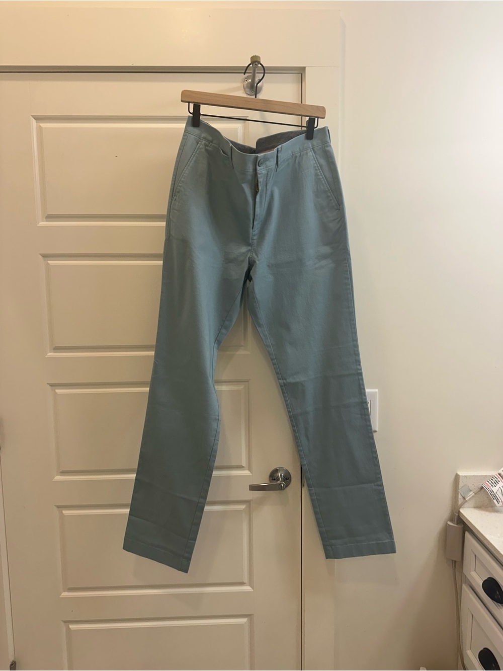 J. Crew Men's Stretch Chinos in Light Blue